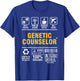 Genetic Counselor Multitasking Problem Solving Coffee Lover T-Shirt - T-Shirt | Royal