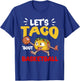 Funny Cinco de Mayo Shirt Boys Kids Mexican Taco Basketball T-Shirt - T-Shirt | Royal
