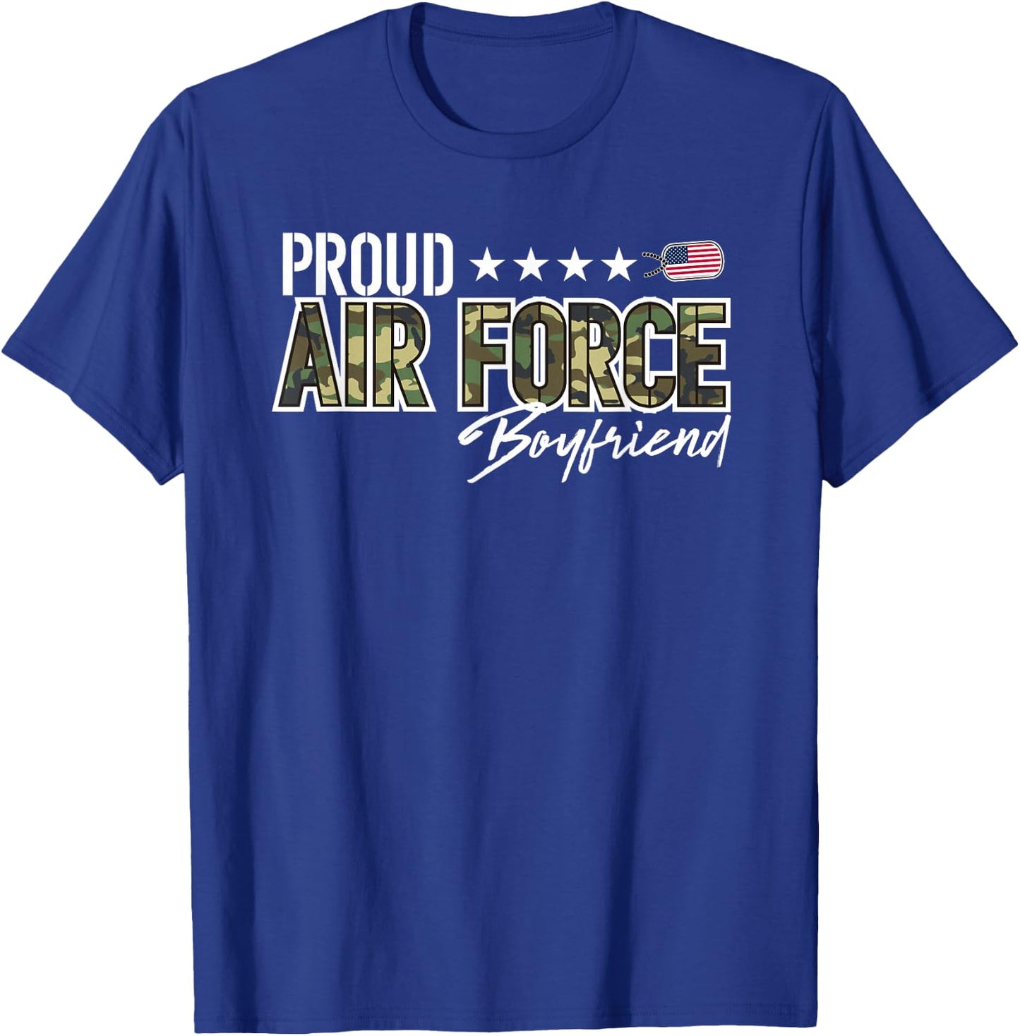 OCP Proud Air Force Boyfriend T-Shirt - T-Shirt | Royal