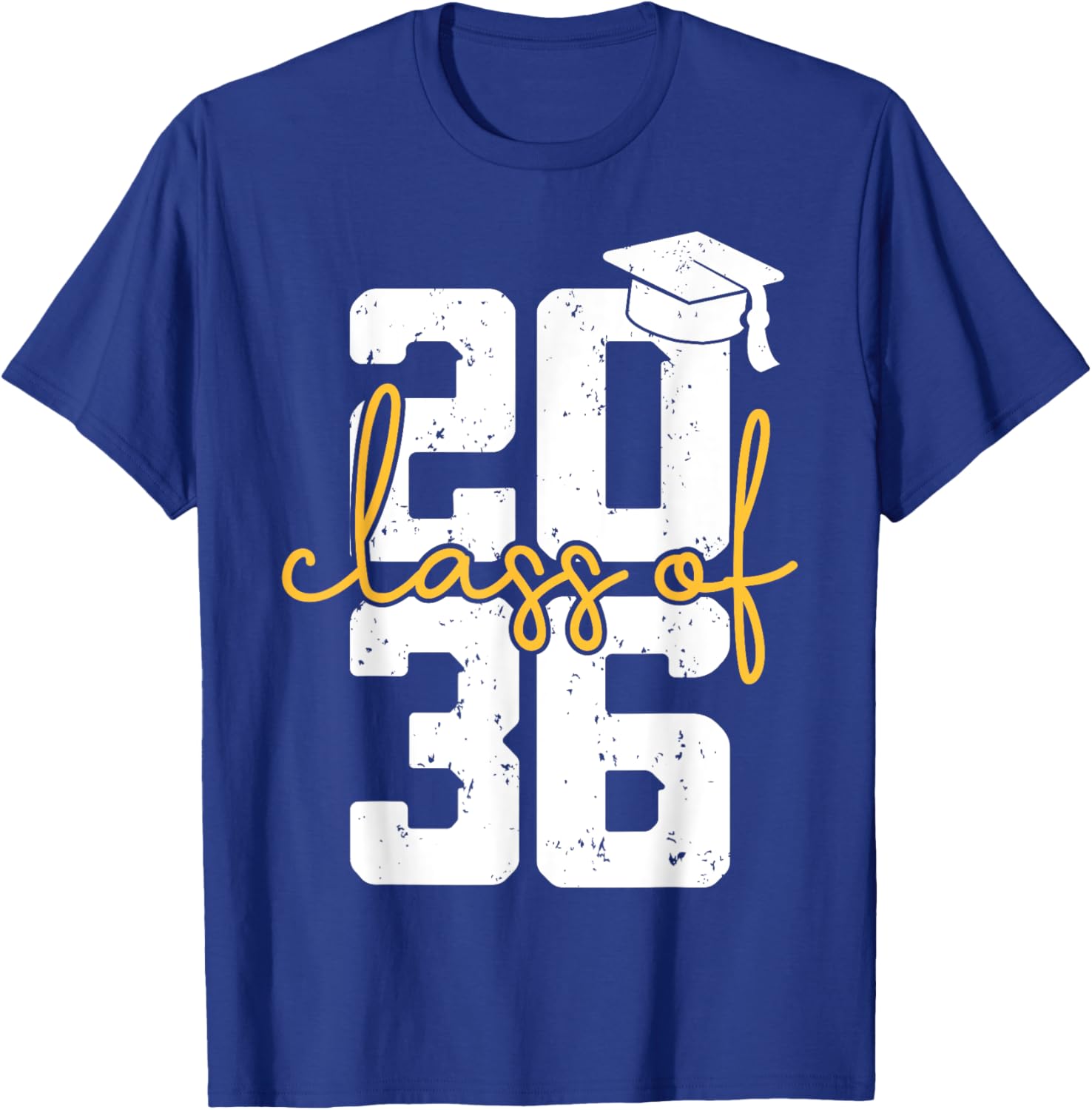 Class Of 2036 Graduation T-Shirt - T-Shirt | Royal