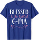 Blessed To Be Called G-Ma Grandma Cute Cool GMa T-Shirt - T-Shirt | Royal