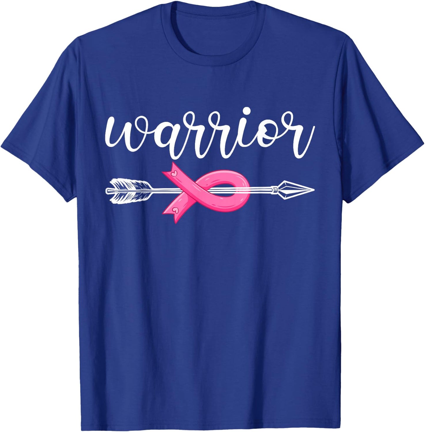 Breast Cancer Warrior Breast Cancer Awareness T-Shirt - T-Shirt | Royal