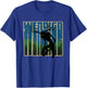 Retro Wendigo - Original Skinwalker Cryptid Spirit Artwork T-Shirt - T-Shirt | Royal
