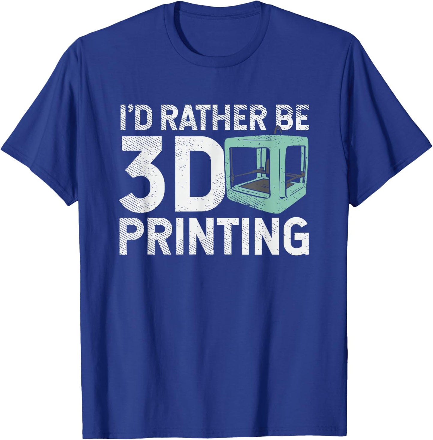 3D Printing, Custom 3D Printing, 3D Print T-Shirt - T-Shirt | Royal