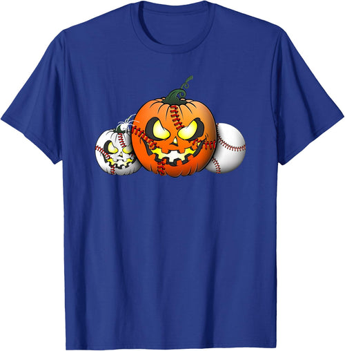 Horror Pumpkin Baseball Halloween Baseball Boys Youth Men