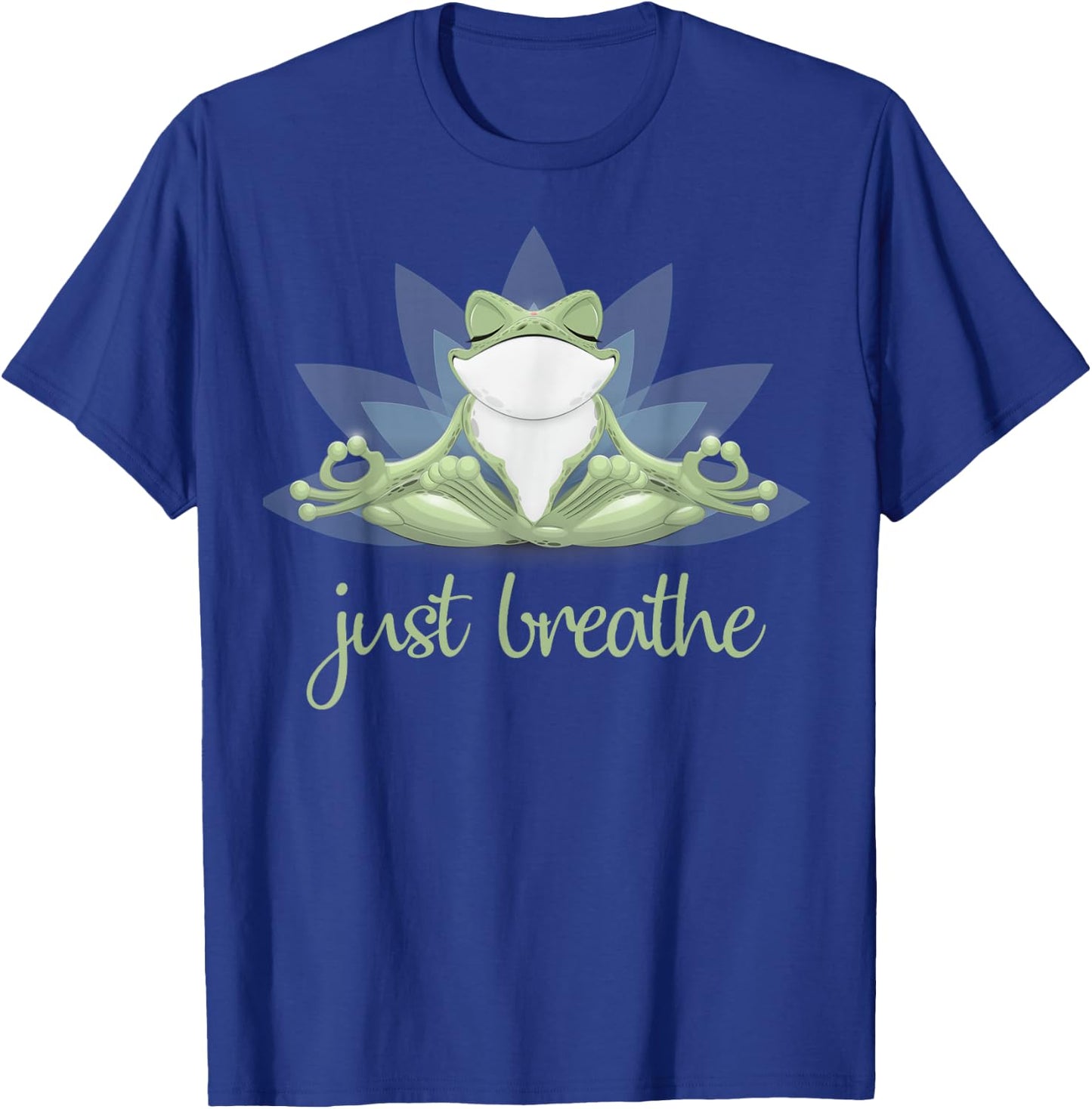 Funny Frog Yoga Meditation Pilates Yoga Animals Lover T-Shirt - T-Shirt | Royal