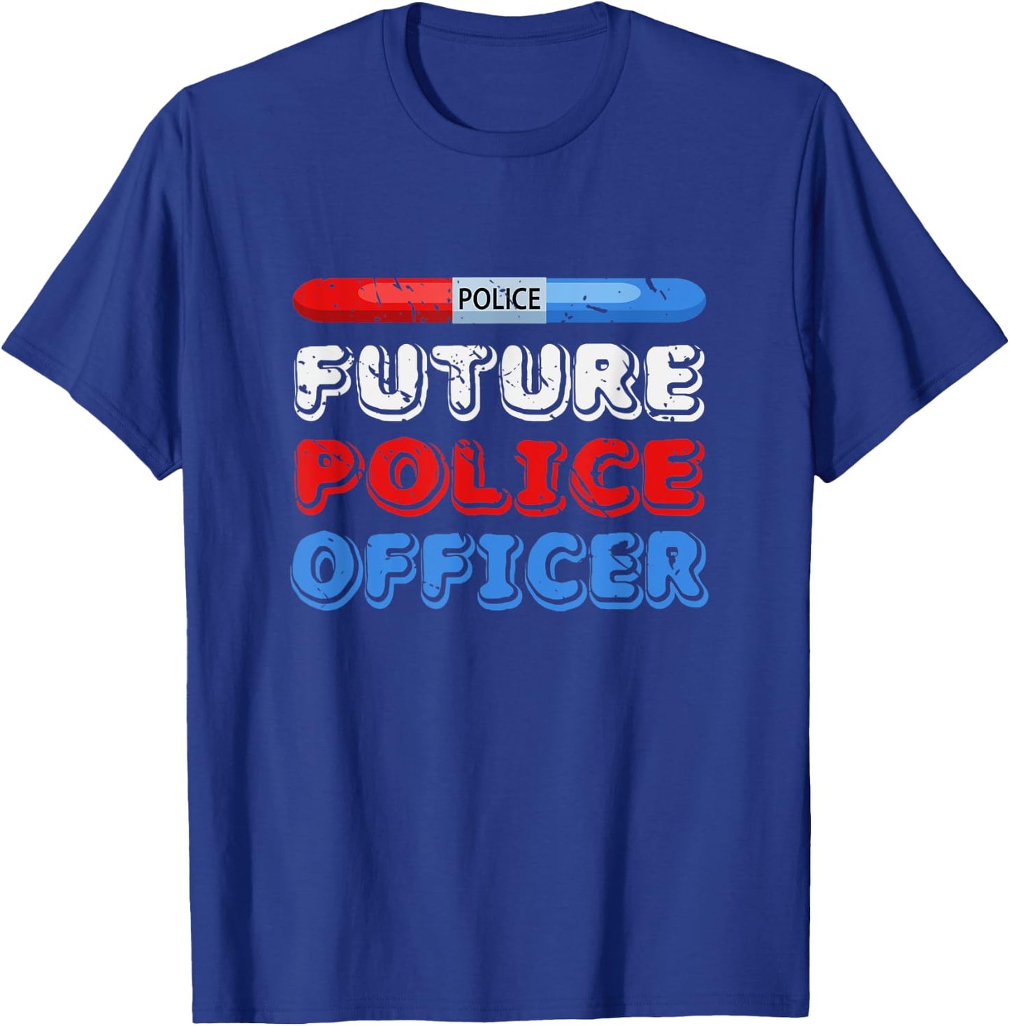Future Policeman Federal Agent Gift Police T-Shirt - T-Shirt | Royal