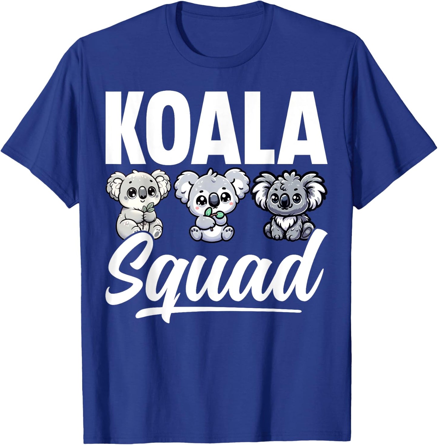 Koala Squad Gifts - Funny Koala Bear Lover Men Women Kids T-Shirt - T-Shirt | Royal