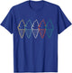 Ice Cream Cones Retro T-Shirt - T-Shirt | Royal
