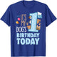 My Dogs 1st Birthday Today Is My Pets Birthday My Dog Bestie Women Girls Kids T-Shirt - T-Shirt | Royal