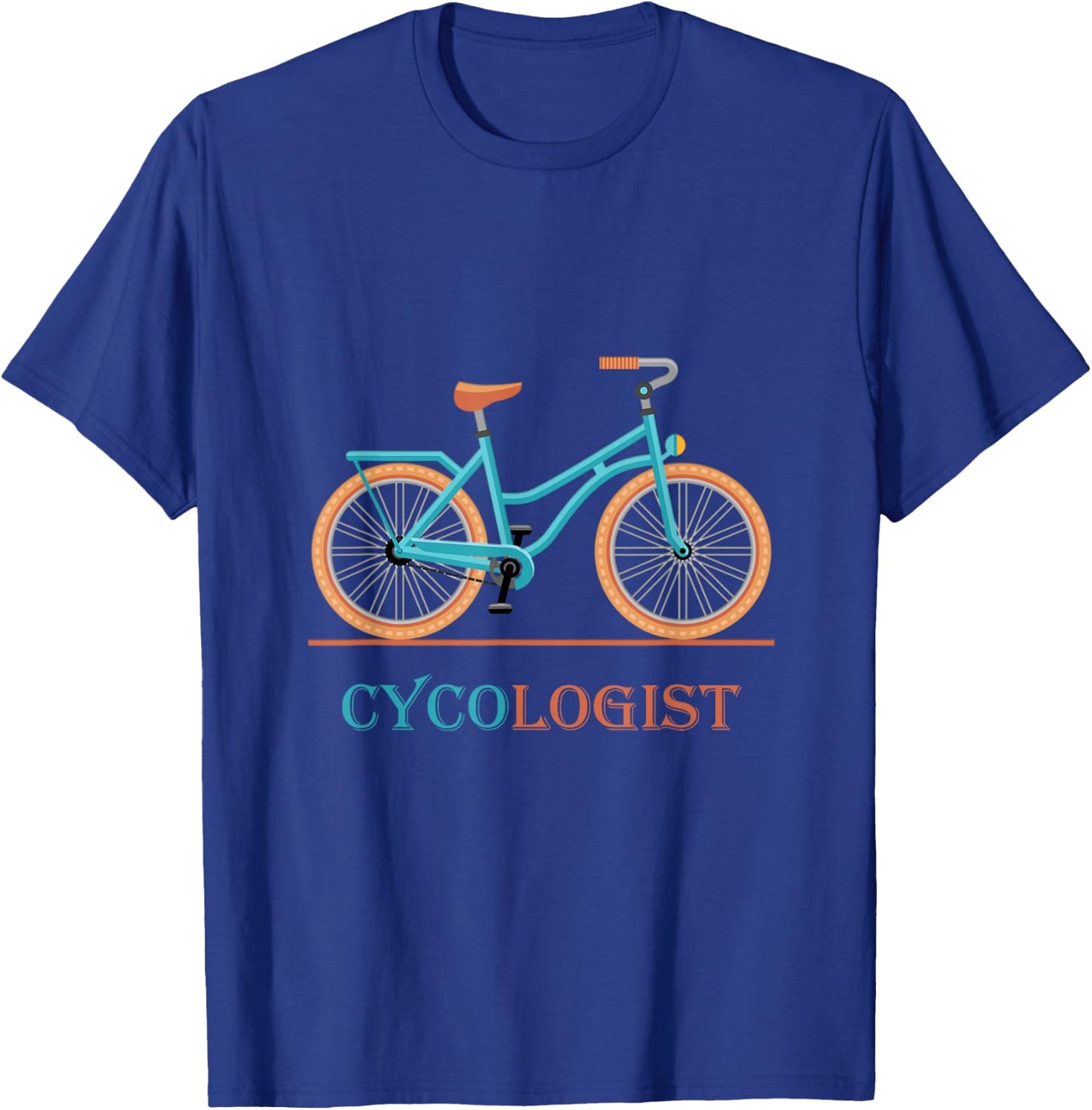 Cycologist Bike Retro Gift Cycling & Bicycle Lovers Road T-Shirt - T-Shirt | Royal