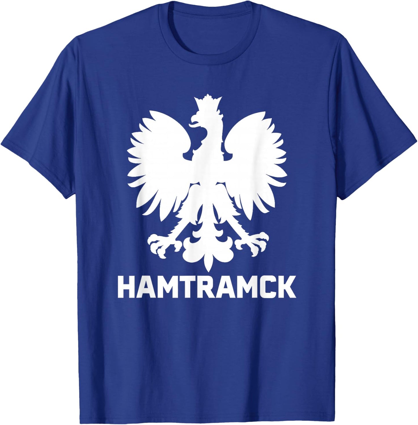 Hamtramck Michigan Polish Pride Area Code 313 T-Shirt - T-Shirt | Royal