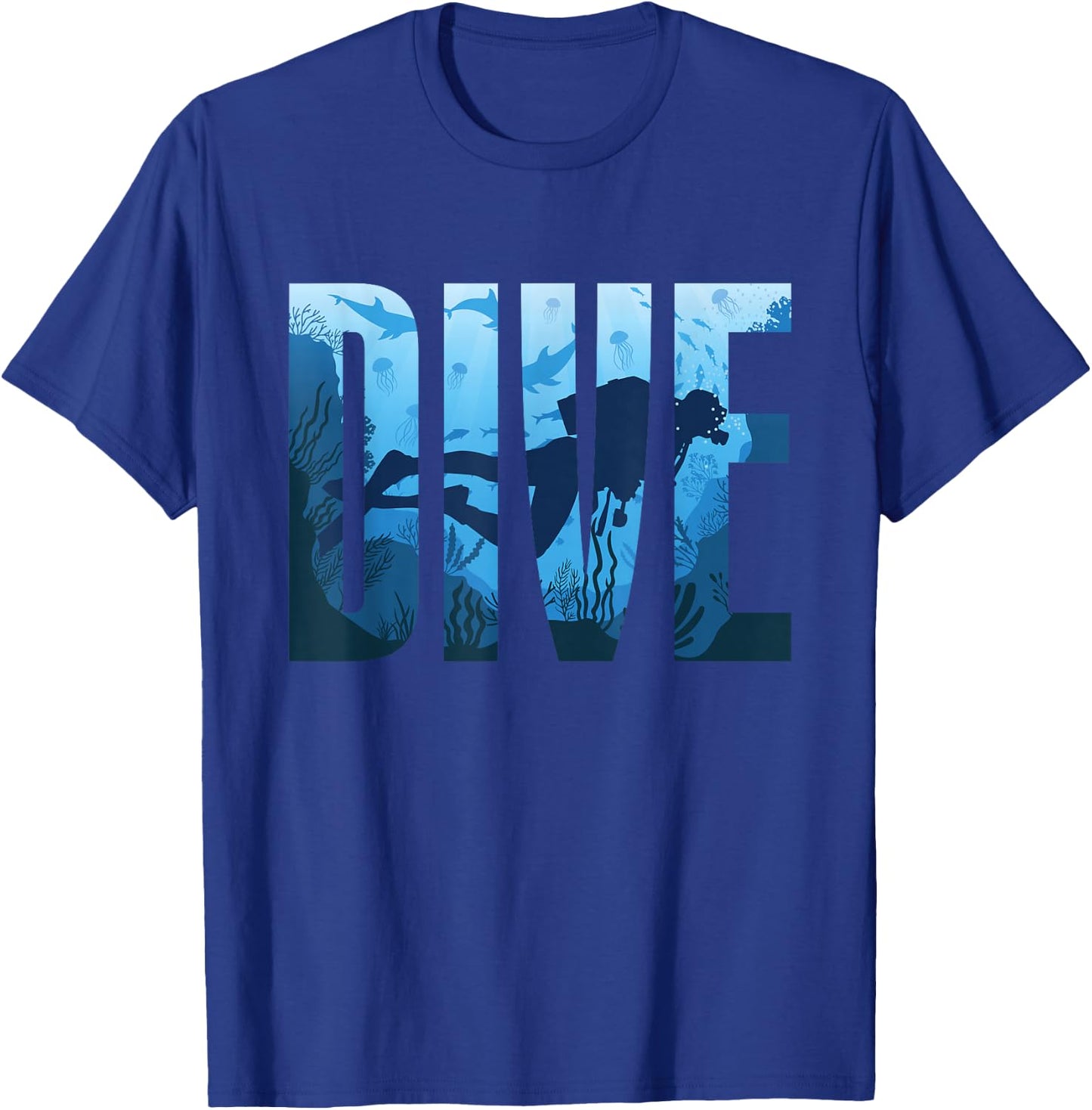 Dive Scuba Diving T-Shirt - T-Shirt | Royal