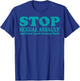 American Stop Sexual Assault April Awareness Month T-Shirt - T-Shirt | Royal