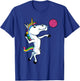 Funny Unicorn Sports Volleyball Magical Ball Player Athlete T-Shirt - T-Shirt | Royal