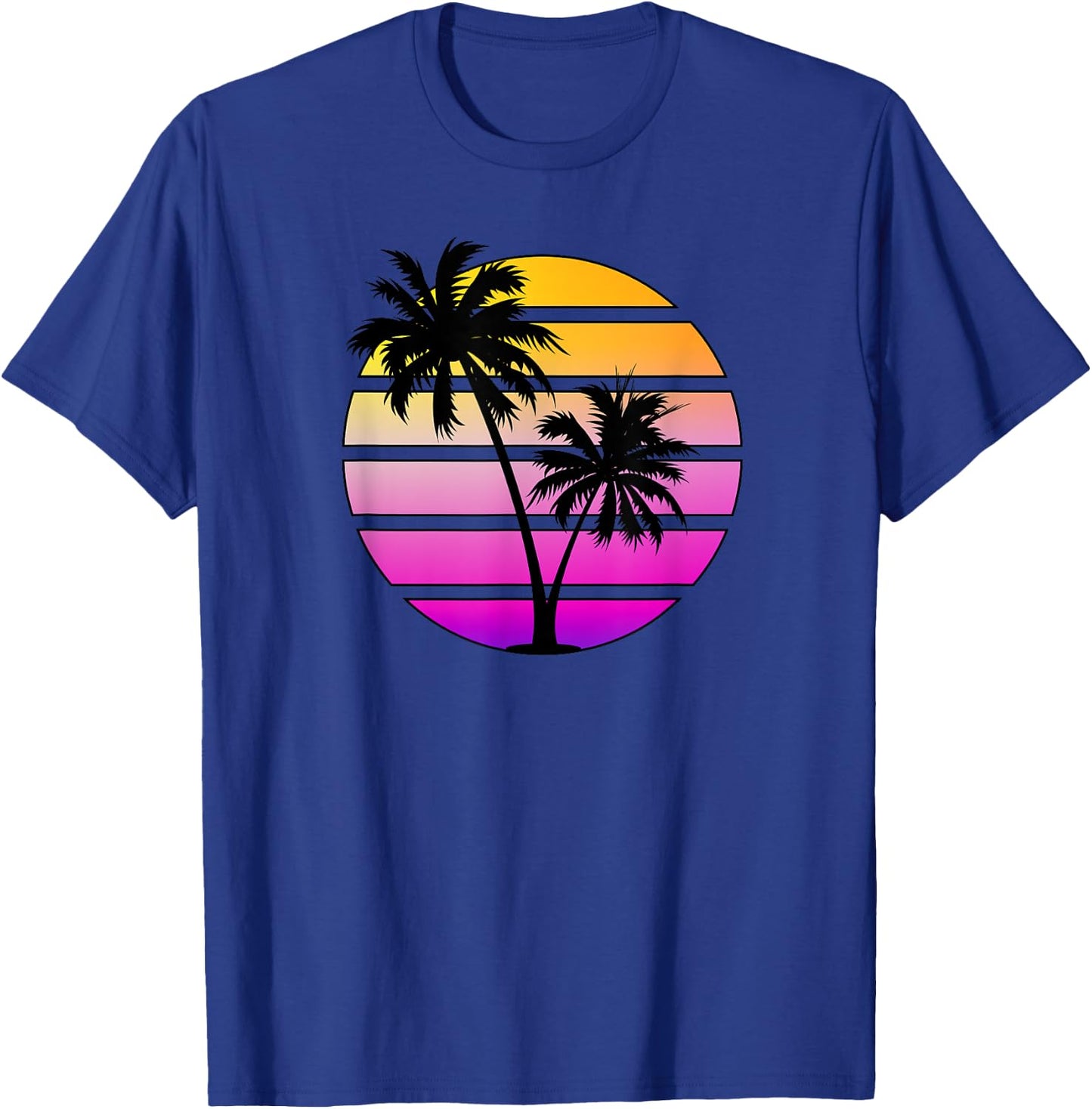 Synthwave Sunset Shirt T-Shirt - T-Shirt | Royal