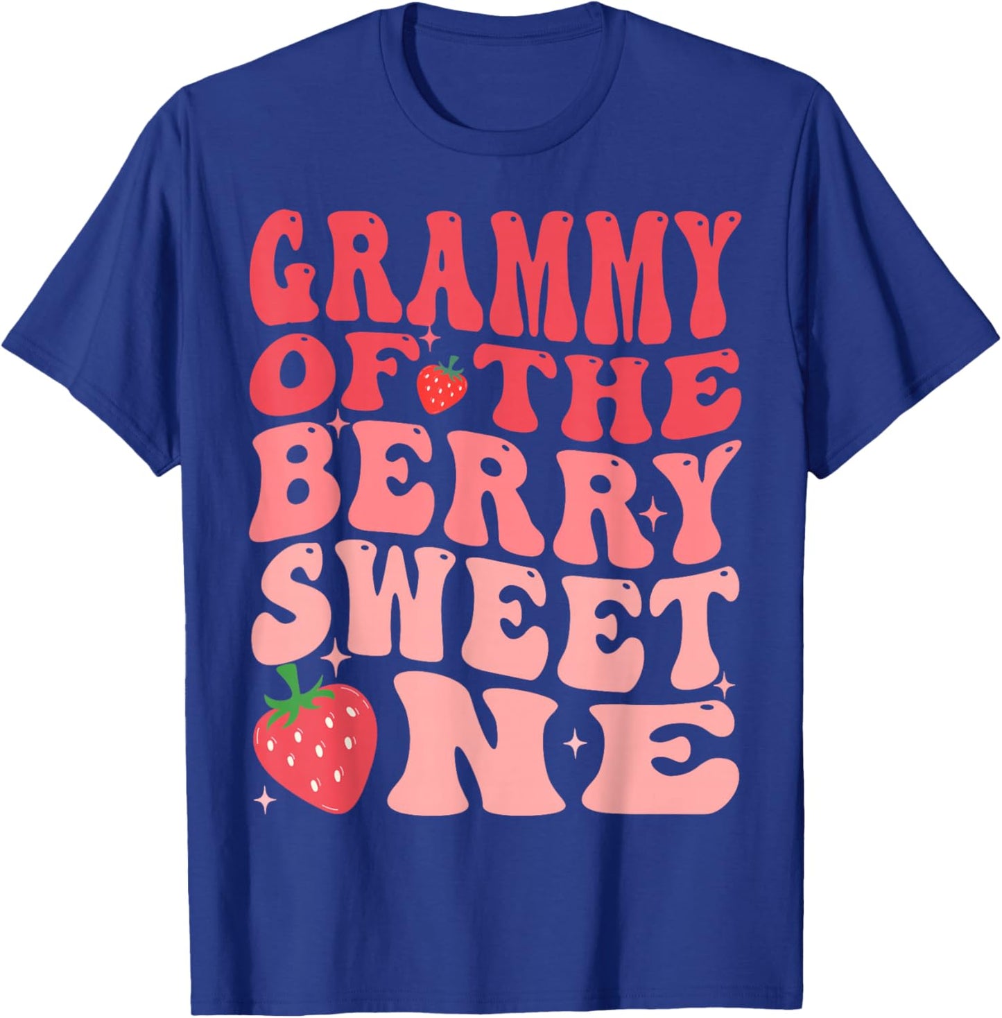 Grammy Of The Berry Sweet One 1st Birthday Strawberry T-Shirt - T-Shirt | Royal