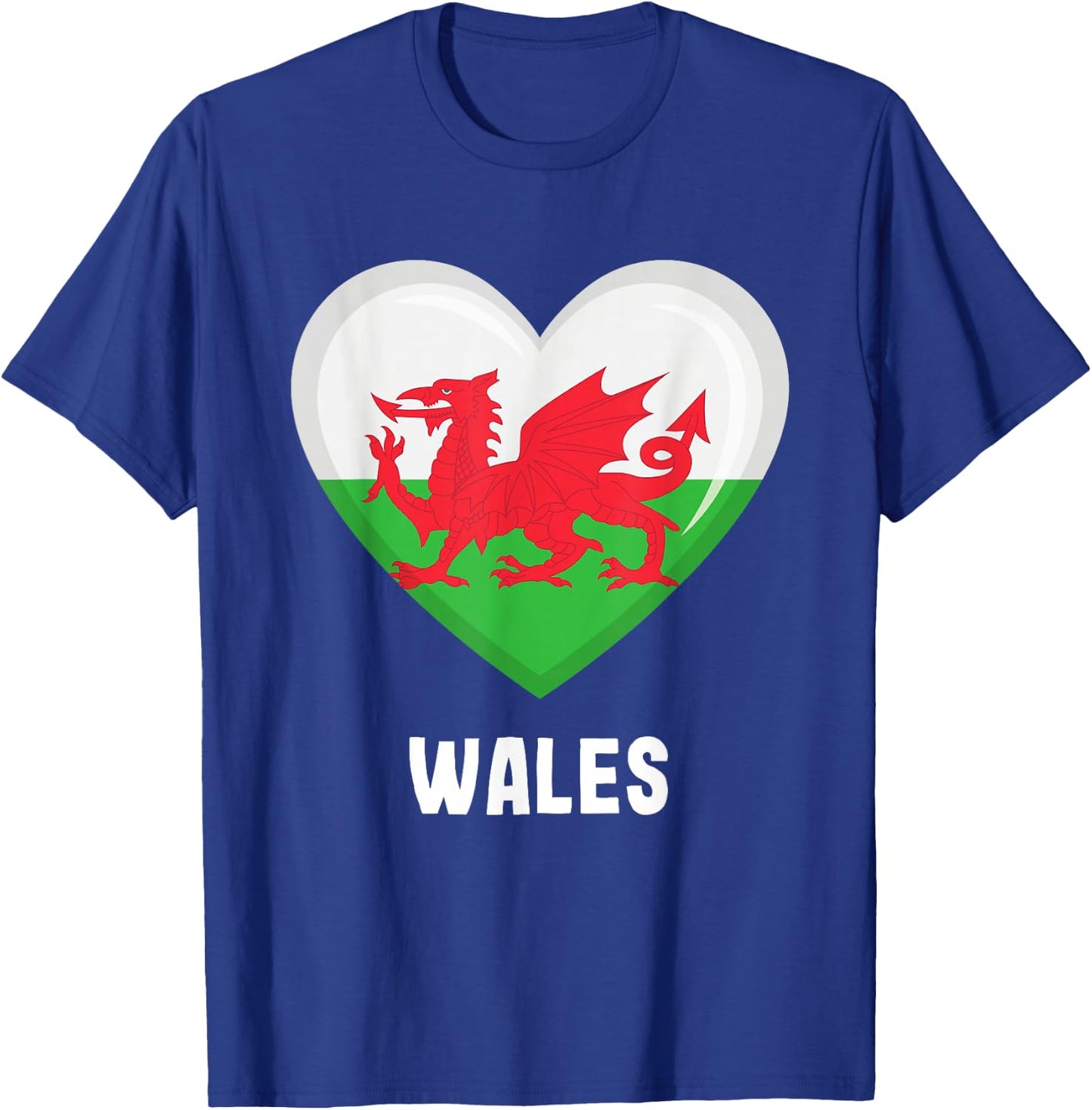 Welsh Flag Jersey | Welsh T-Shirt - T-Shirt | Royal
