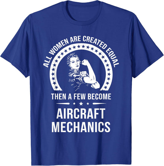 Aircraft Mechanic Shirt | Aircraft Mechanic T-Shirt - T-Shirt | Royal