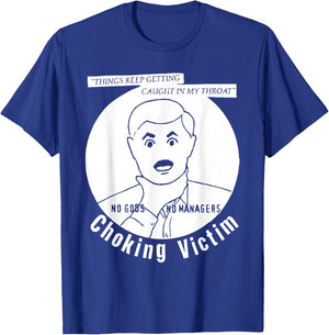 Choking Victim - Caught in My Throat T-Shirt - T-Shirt | Royal