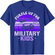Purple Up For Military Kids CH46 Chinook Kids Purple Up T-Shirt - T-Shirt | Royal