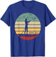 SUP Girl - Retro Stand Up Paddle Board - Water Sports Women T-Shirt - T-Shirt | Royal