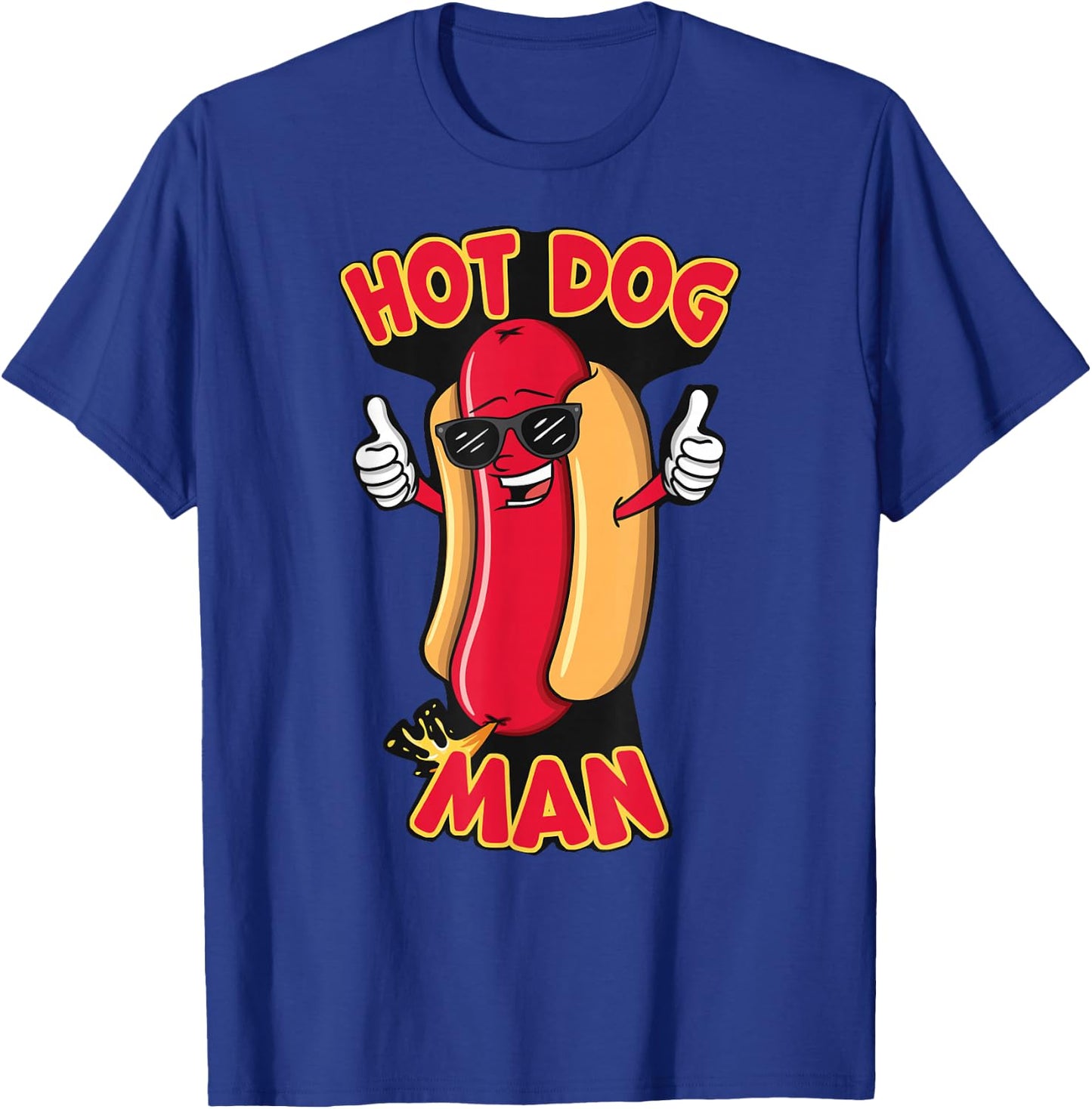 Funny Hot Dog Maker - Hot Dog Man T-Shirt - T-Shirt | Royal