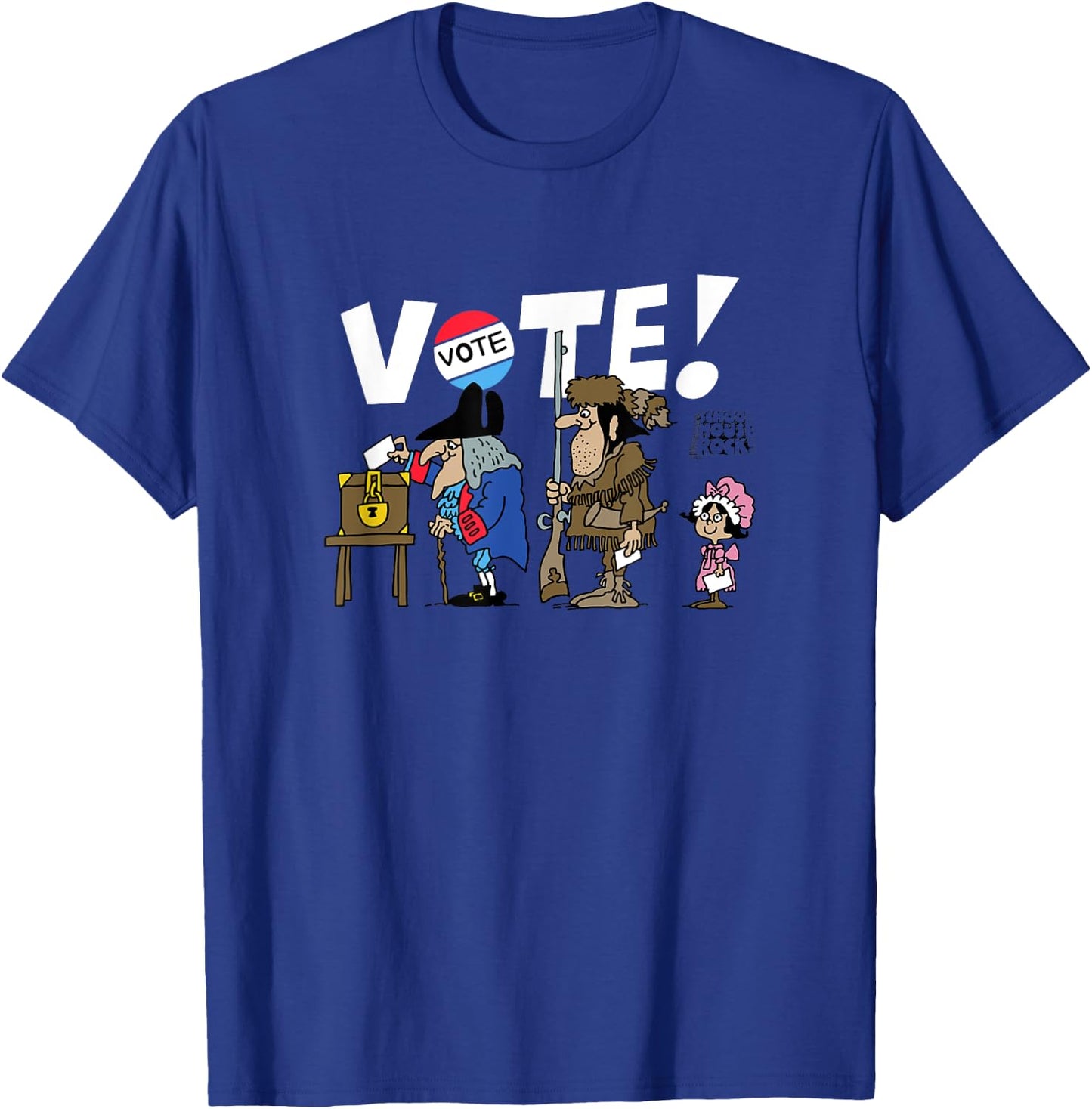 Ripple Junction x Schoolhouse Rock Voting Booth T-Shirt - T-Shirt | Royal