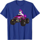 Funny Unicorn Monster Truck Gift Girls Cool Pink Party T-Shirt - T-Shirt | Royal