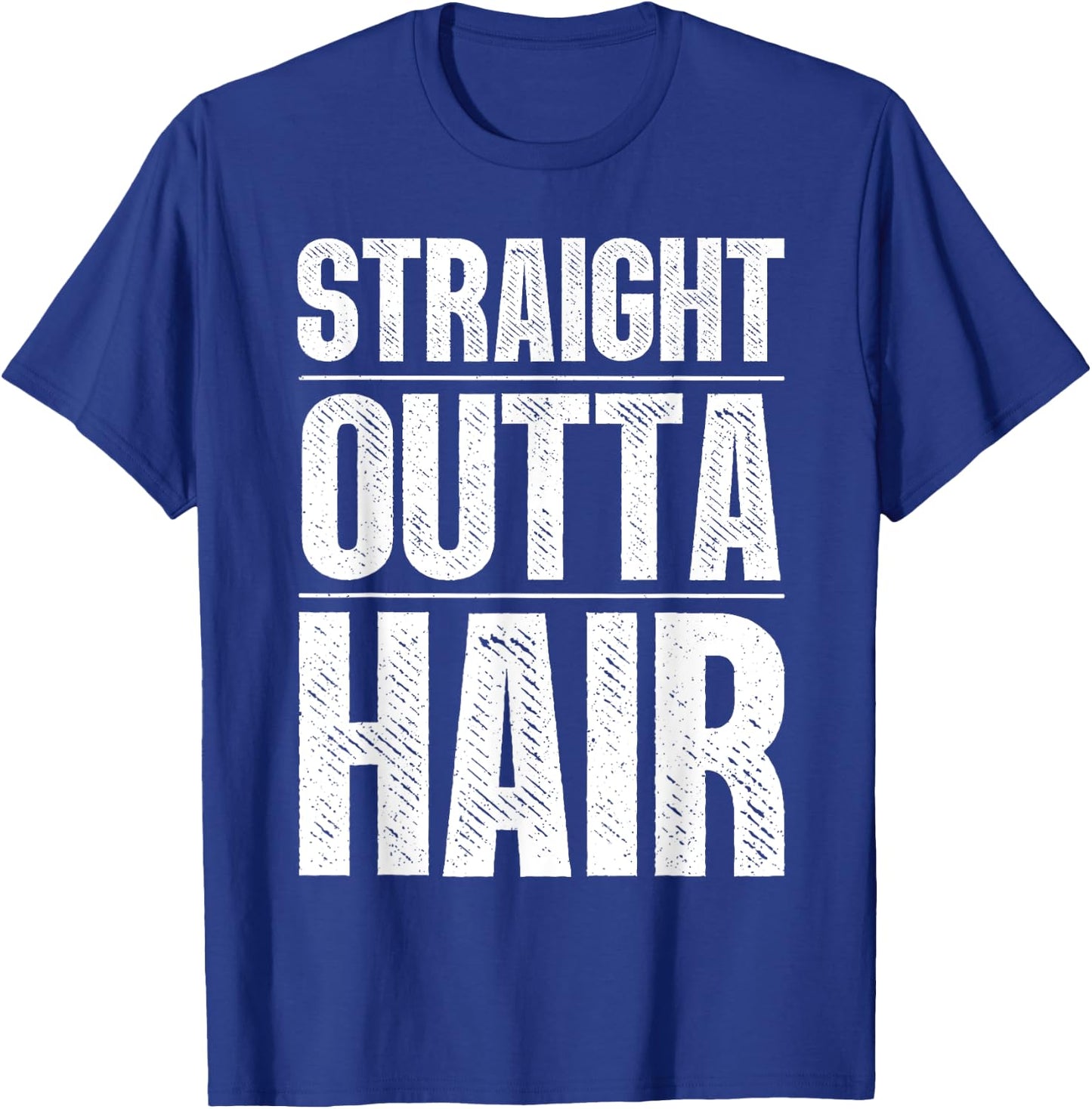 Funny Bald Man Design Dad Joke Bald Head Bald Guys T-Shirt - T-Shirt | Royal