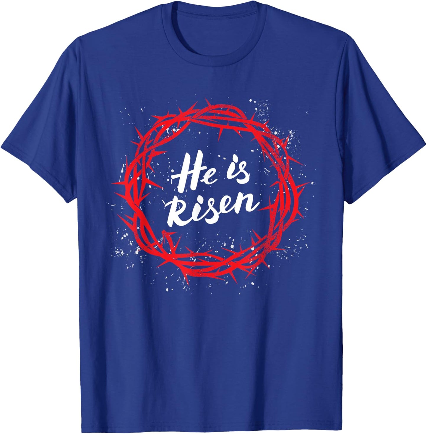 Christian Easter Bible For Believers Jesus He Is Risen T-Shirt - T-Shirt | Royal