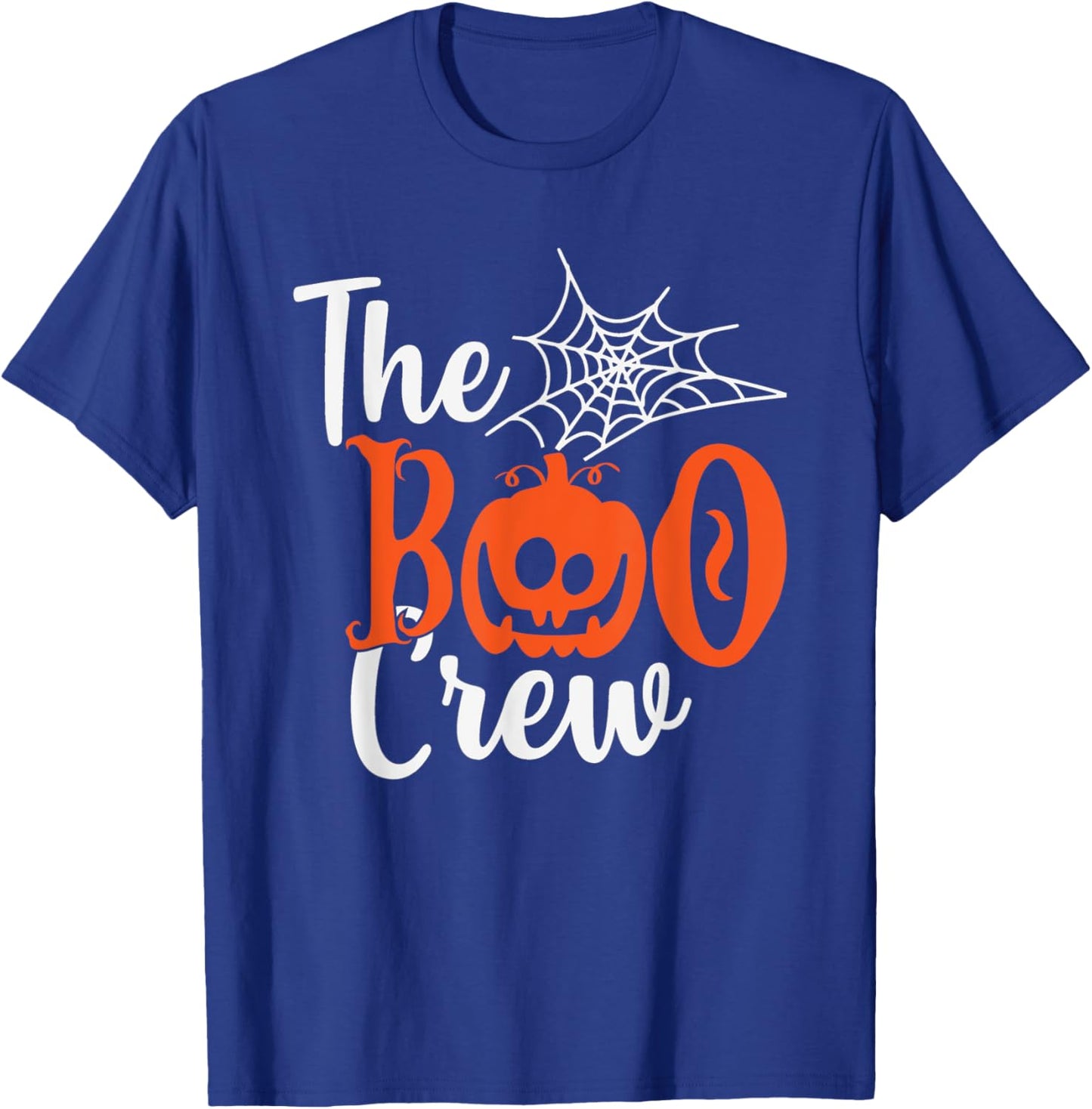 Halloween The Boo Crew - Spooky Pumpkin Fun Family Matching T-Shirt - T-Shirt | Royal