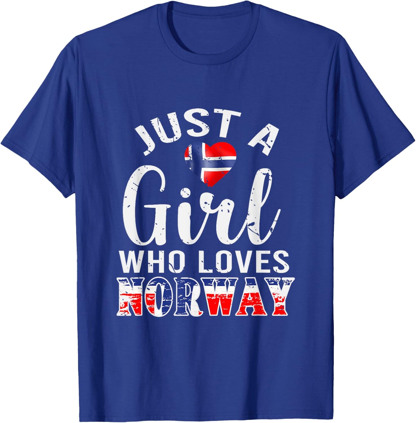 Norway Lover Norwegian Women Girls Gift Norway T-Shirt - T-Shirt | Royal