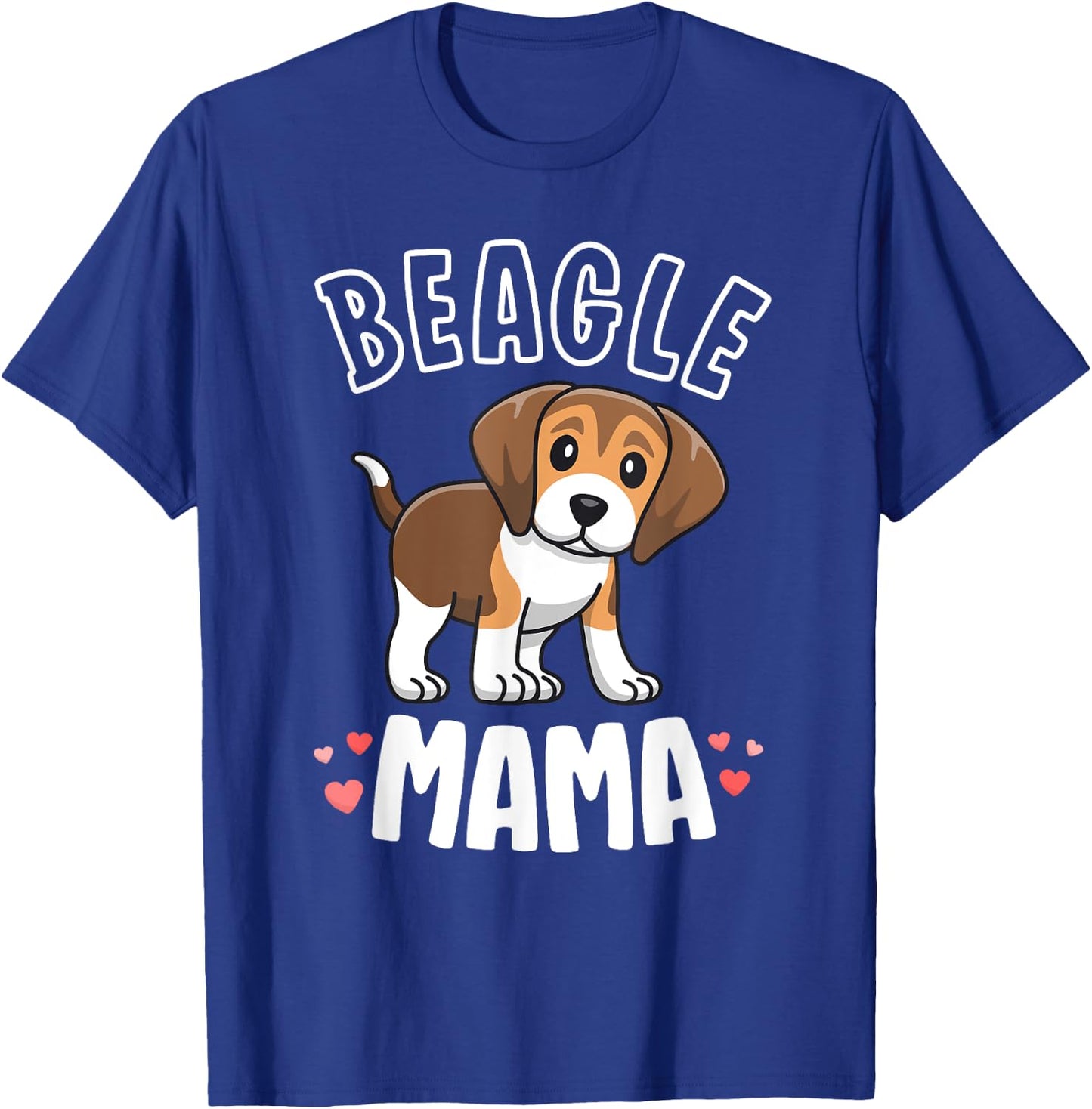 Beagle Mama Dog Mom Shirts Gift Beagle Lover T-Shirt - T-Shirt | Royal