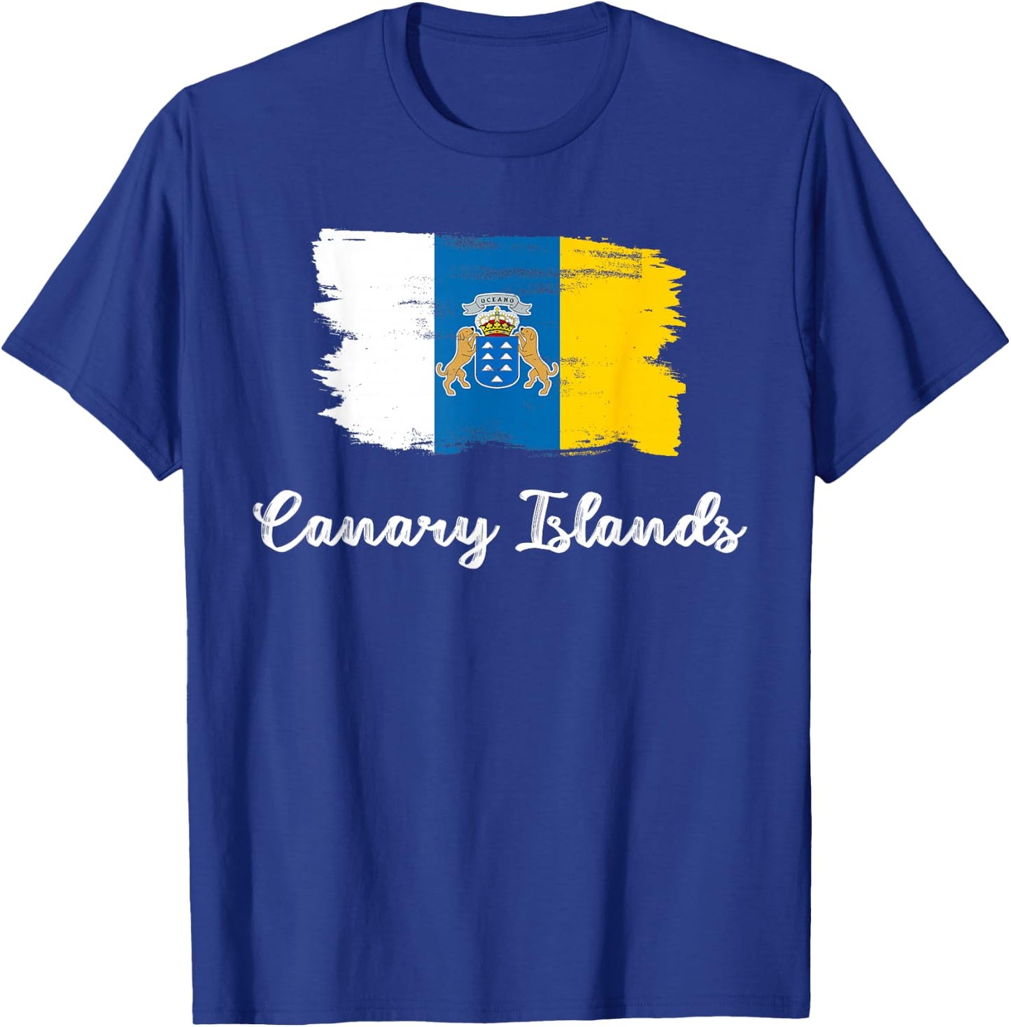 Canary Islands Flag And Canarian History Map , Women T-Shirt - T-Shirt | Royal