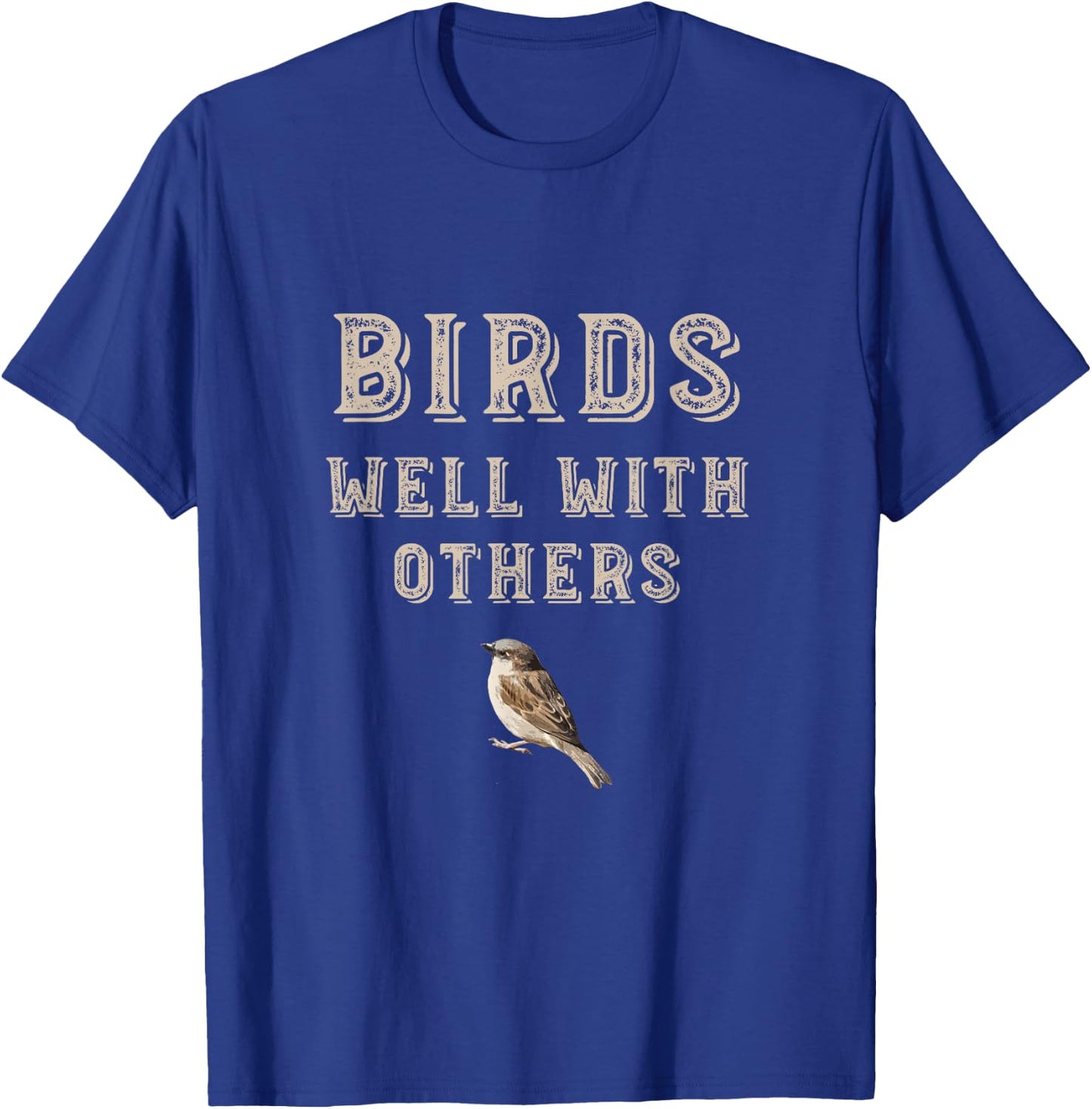 Funny Birder Design, Birdwatcher Birding T-Shirt - T-Shirt | Royal