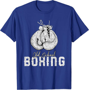 Old School Boxing Classic Fighting T-Shirt - T-Shirt | Royal