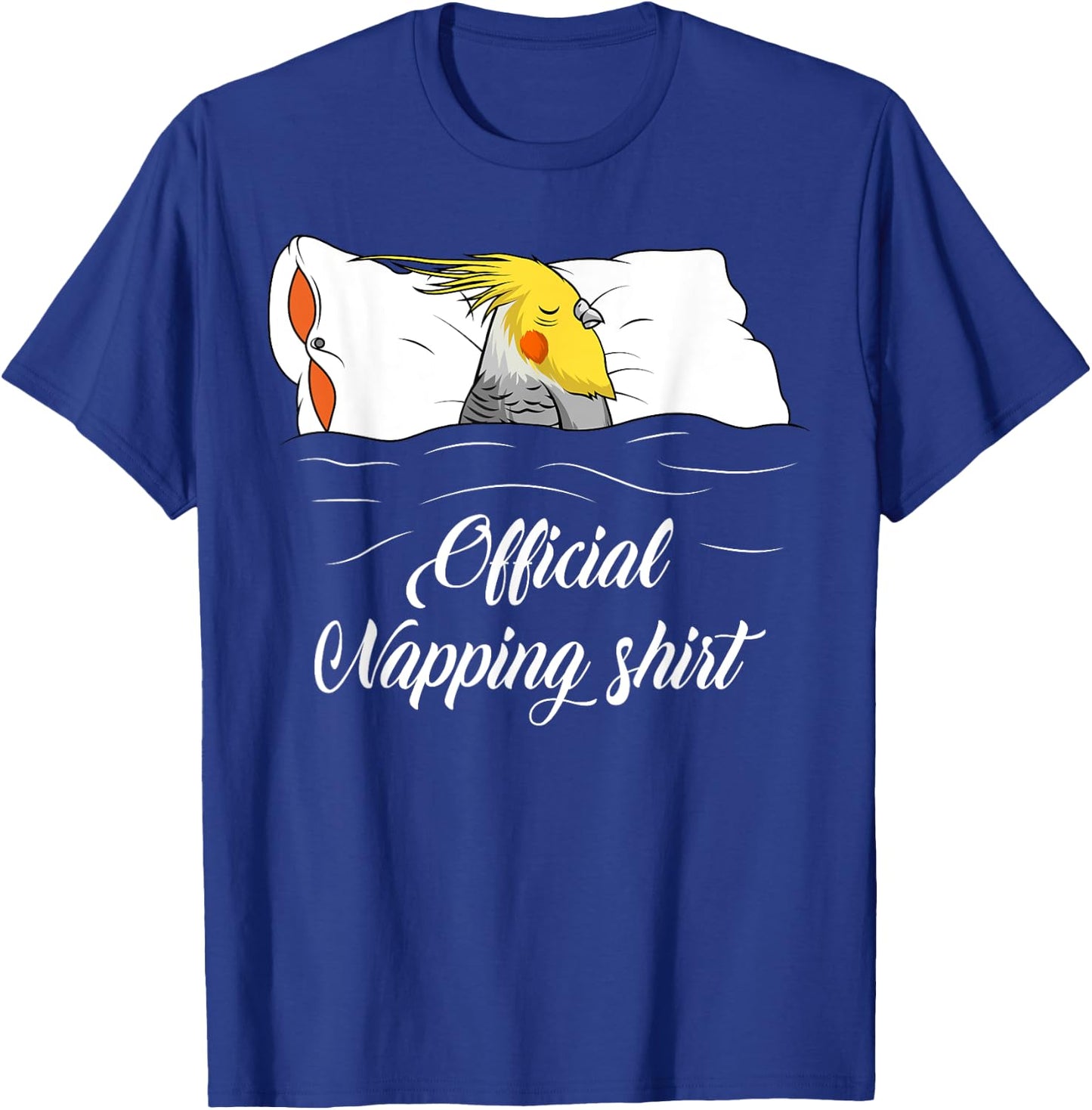 Sleeping Cockatiel Pyjamas Parrot Lover Official Napping T-Shirt - T-Shirt | Royal