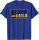 Military Army United States Black Gold Logo T-Shirt - T-Shirt | Royal
