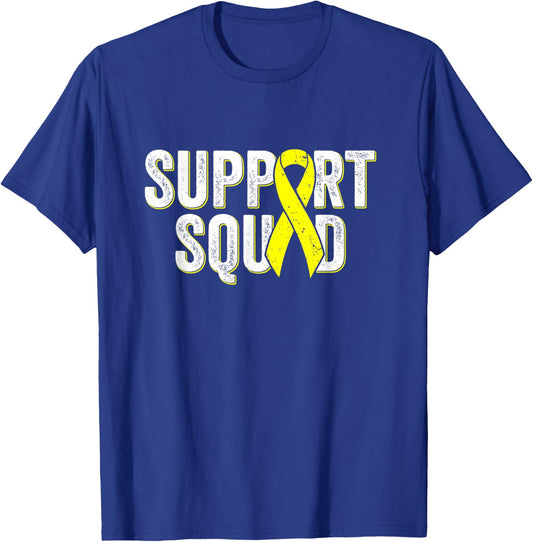 Endometriosis Awareness - Support Squad Endo Support Ribbon T-Shirt - T-Shirt | Royal