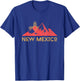 Zia Sun Symbol New Mexico Mountains Retro Vintage Sunset T-Shirt - T-Shirt | Royal