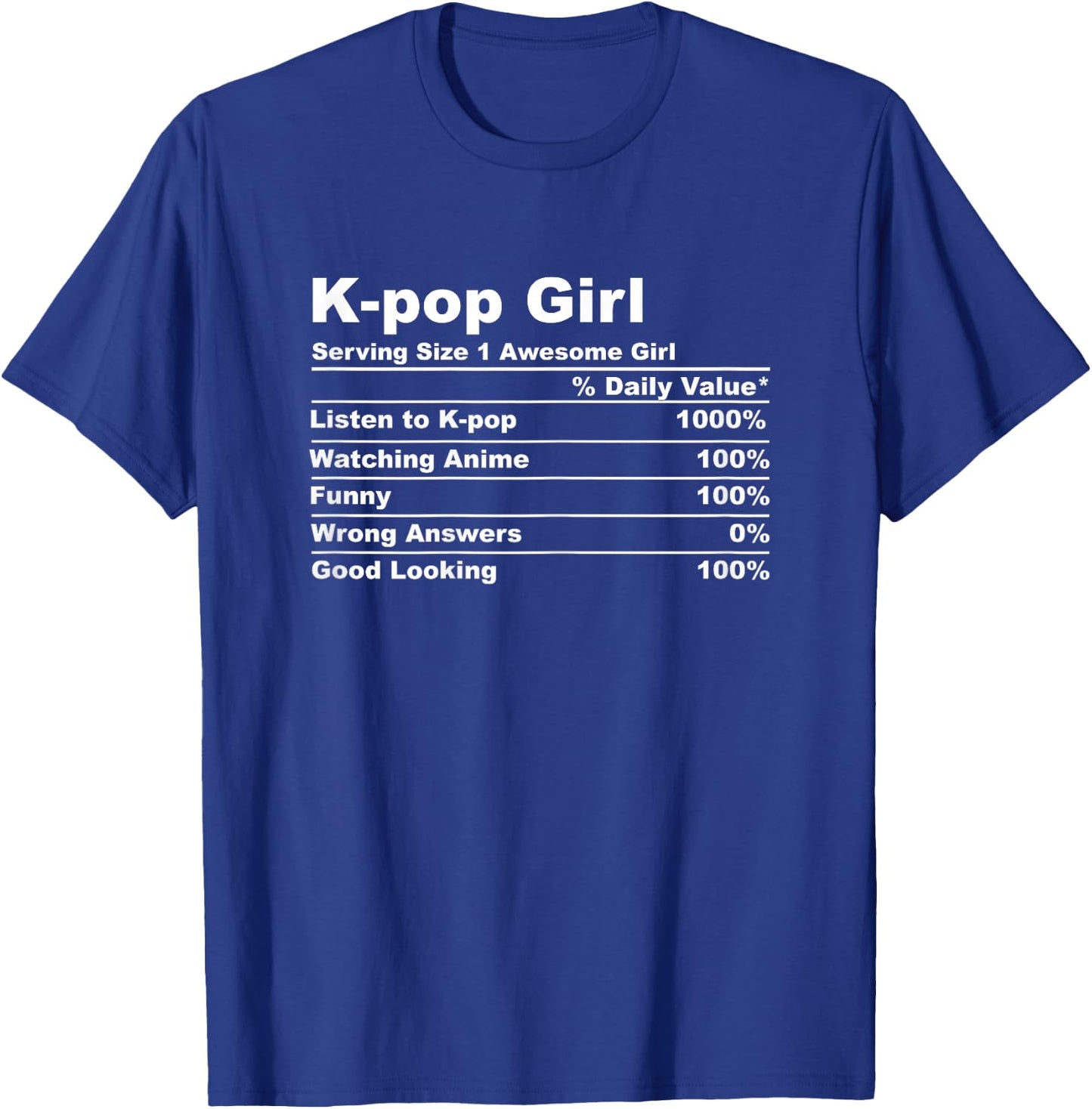 K-pop Girl Kpop Anime Gift T-Shirt - T-Shirt | Royal