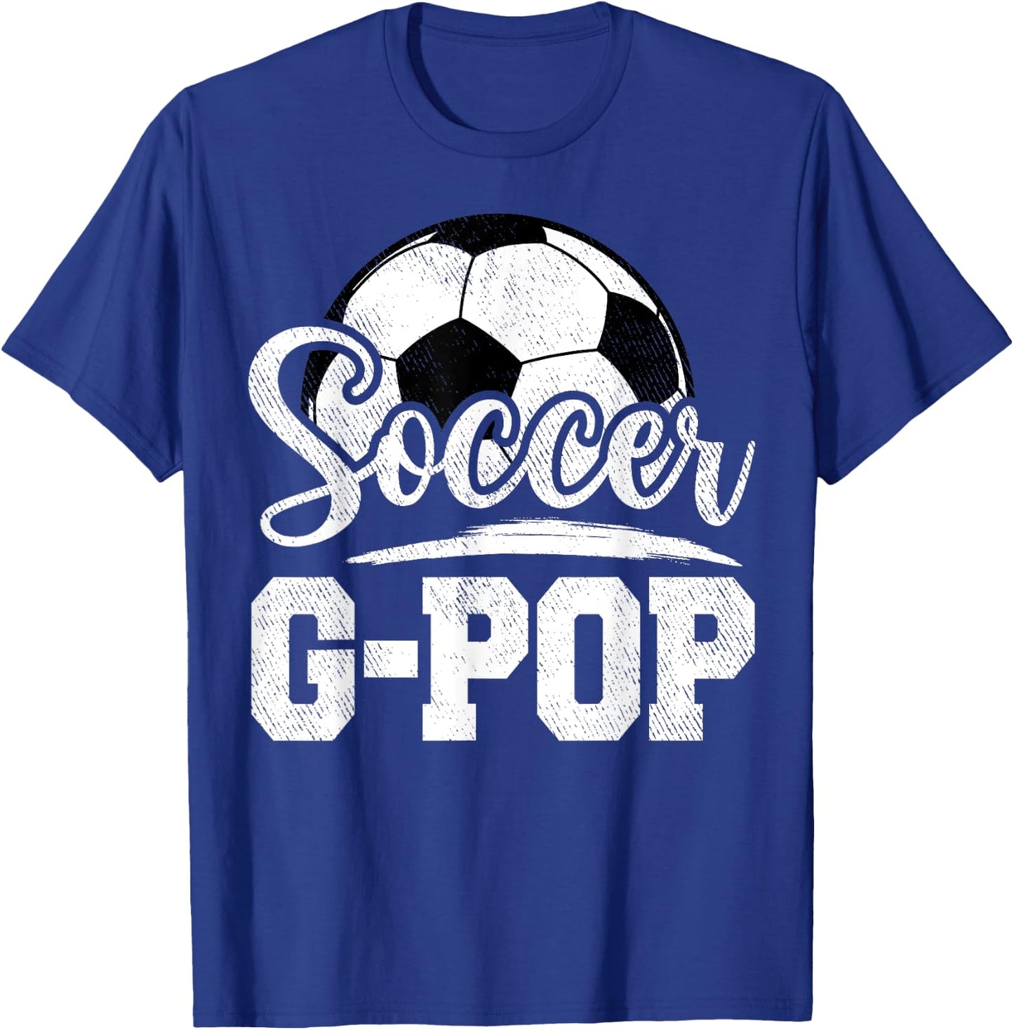 Soccer G-Pop Soccer Player Game Day Father's Day T-Shirt - T-Shirt | Royal