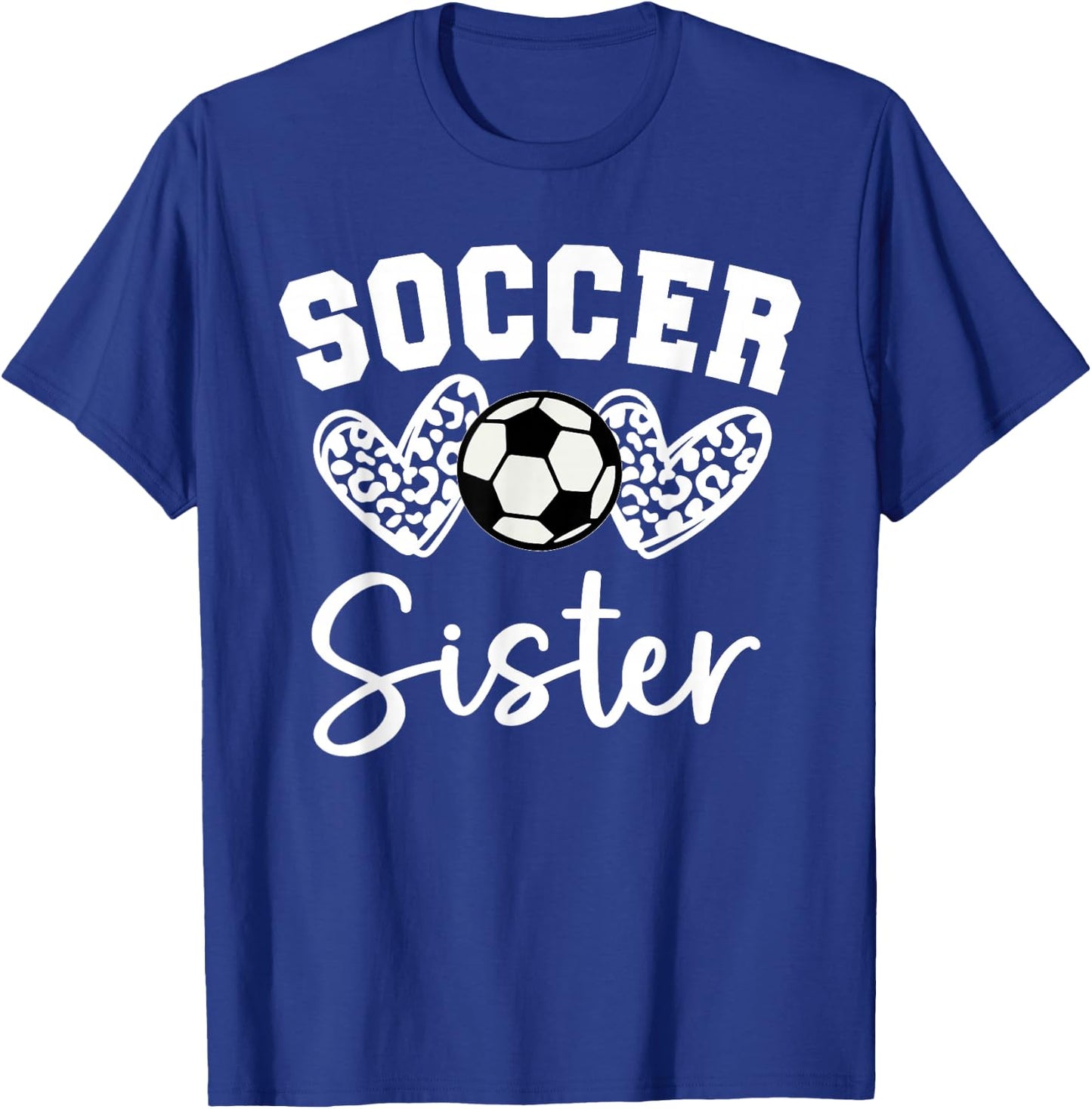 Soccer Sister Matching Family Soccer T-Shirt - T-Shirt | Royal