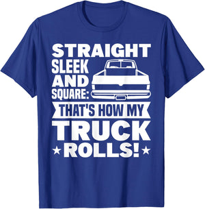 Square Body Truck T-Shirt - T-Shirt | Royal
