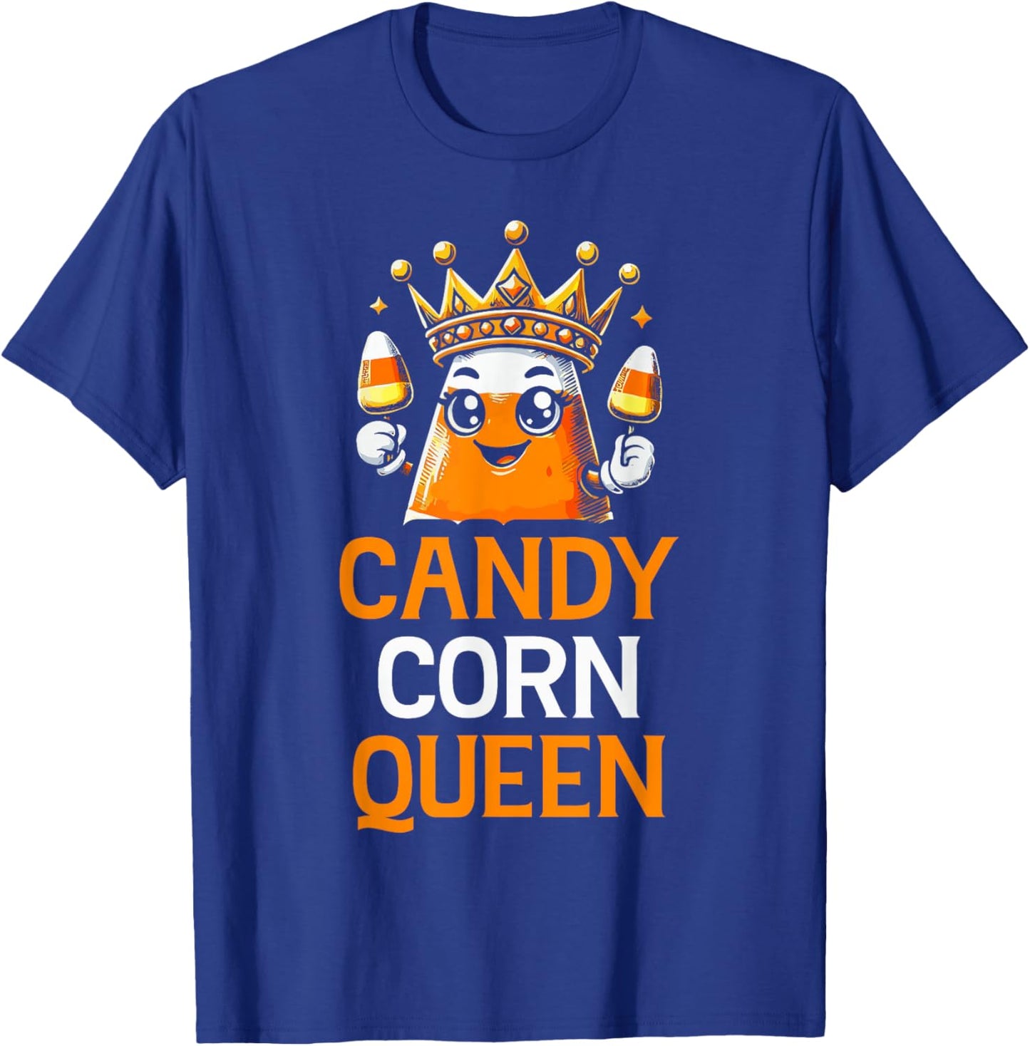 Candy Corn Queen T-Shirt - T-Shirt | Royal