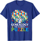 Genealogy The Ultimate Puzzle - Family History Ancestry T-Shirt - T-Shirt | Royal