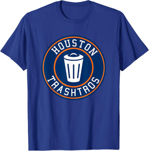 Houston Cheaters Sign Stealing Trashtros Baseball Gift T-Shirt - T-Shirt | Royal