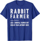 Rabbit Farmer Definition Gift T-Shirt - T-Shirt | Royal