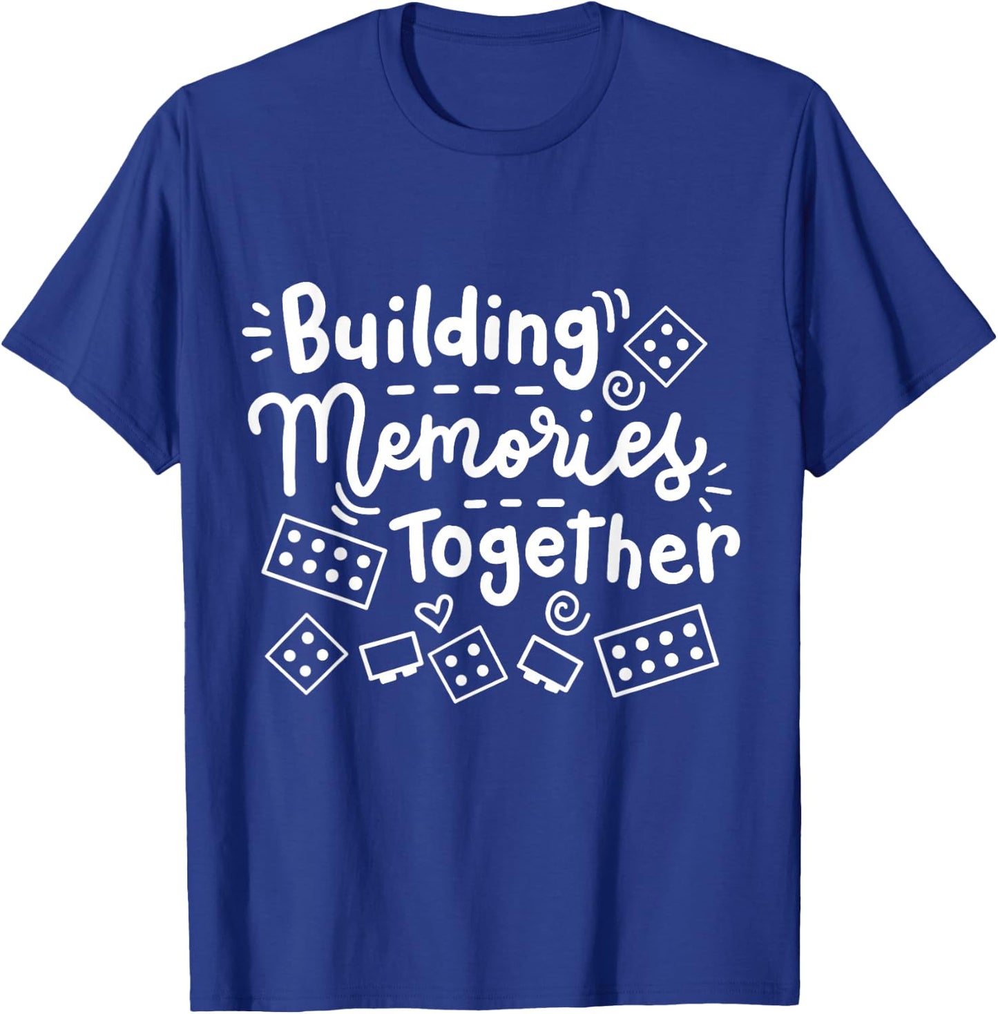 Building Memories Together Bricks Lover Master Builder Women T-Shirt - T-Shirt | Royal